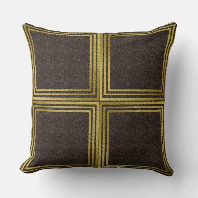 Stark Dekorativ kudde-design med Zazzle Kudde (Framsida)