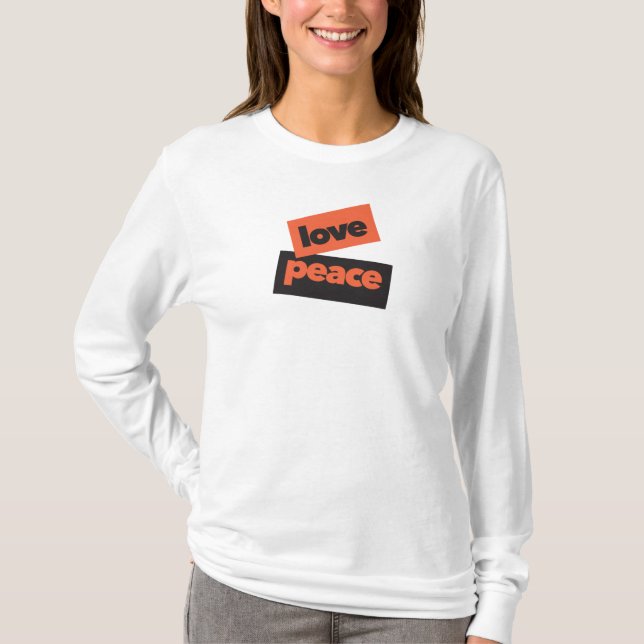 Stark, djärv, enkel stadsplanering för fred i Kärl T Shirt (Framsida)