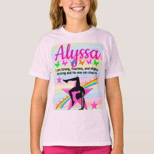STARK, FEARLESS OCH MIGHTY GYMNAST T SHIRT