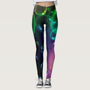 stark fet bubbelformning leggings