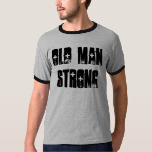 STARK GAMAL MAN -- RINGERUTSLAGSPLATS T-SHIRT