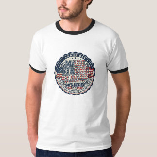 Stark Genom Hårt Arbete Arbetsdagen T Shirt