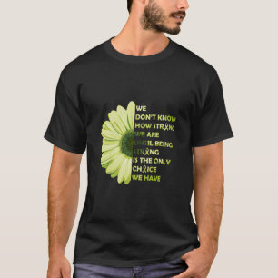 Stark Grönt blomma non-Hodgkin Lymphoma Awa T Shirt