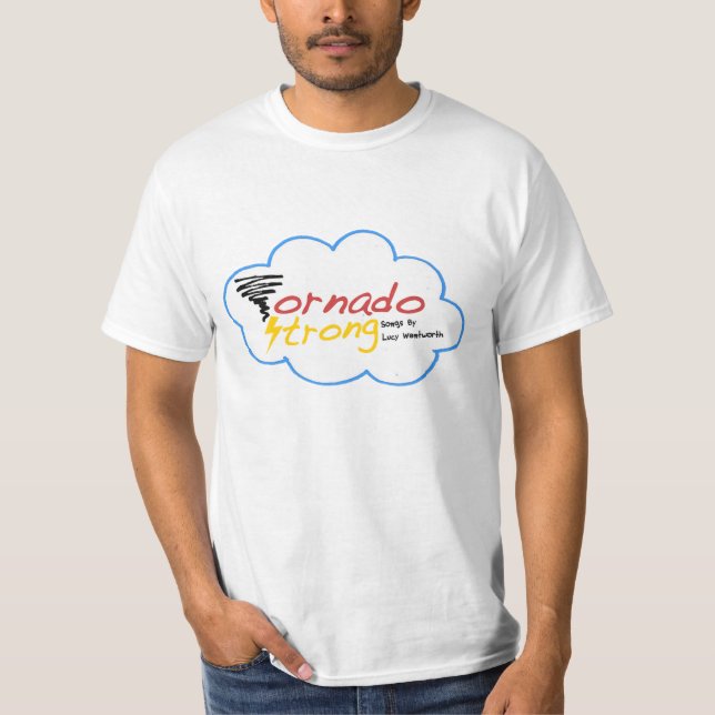 Stark grundläggande T-tröja för tornado T-shirt (Framsida)