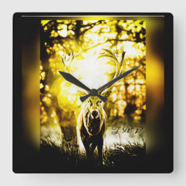Stark Hjort 01-01 Fyrkantig Klocka