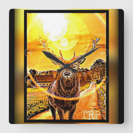 Stark Hjort 02-02 Fyrkantig Klocka