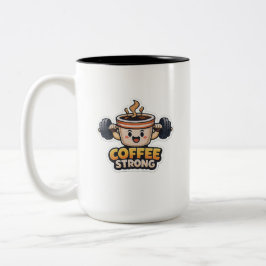 Stark kaffe Två-Tonad mugg
