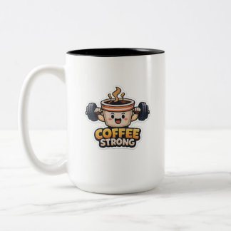 Stark kaffe Två-Tonad mugg