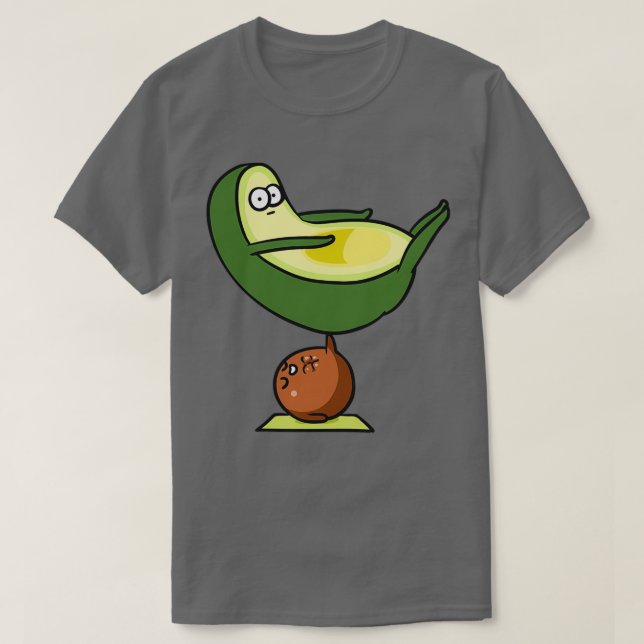 Stark kärna Avocado Acro Yoga T Shirt (Design framsida)