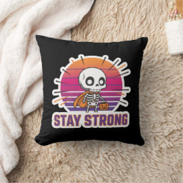 Stark Kawaii Skelett Kastkudde Kudde