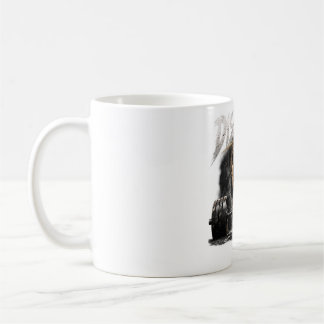 stark kvinna, gym-tjej, kvinna fitness, fitness kr kaffemugg