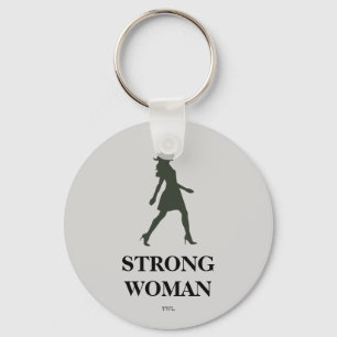 Stark kvinna Keychain Nyckelring