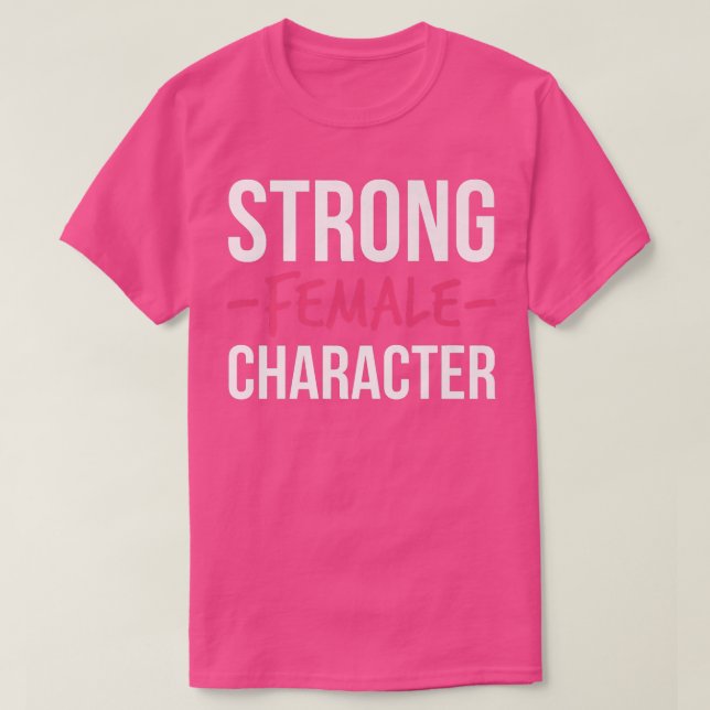 Stark kvinnlig karaktär Feminism 5592  T Shirt (Design framsida)