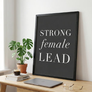 Stark kvinnlig ledande, praktisk aktortsoffert poster