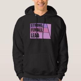 Stark kvinnlig ledare feministisk empowerment-cita hoodie