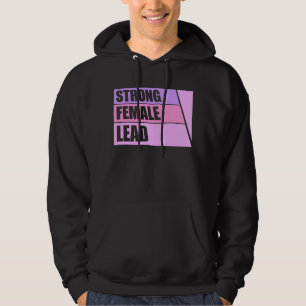 Stark kvinnlig ledare feministisk empowerment-cita hoodie