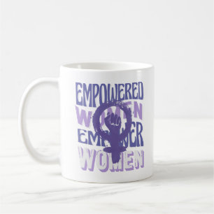 Stärk Kvinnor, Kvinnorsymbol Kvinnodagen Kaffemugg