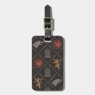 Stark, Lannister, Targaryen, Järn Throne Mönster Bagagebricka