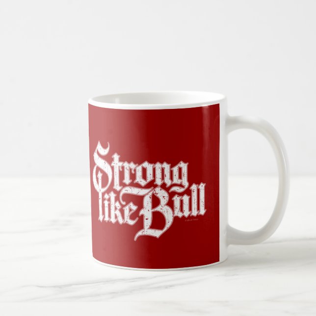 Stark lik tjur kaffemugg (Höger)