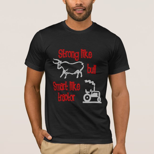 Stark lik tjur… t-shirt (Framsida)