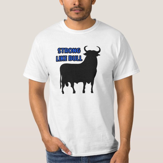 Stark lik tjur t shirt (Framsida)