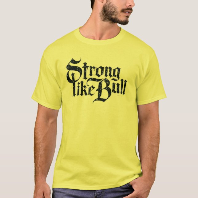 Stark lik tjur tee shirt (Framsida)