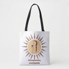 Stark, lugn, obeveklig – Yoga Sunburst-pose Tygkasse