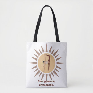 Stark, lugn, obeveklig – Yoga Sunburst-pose Tygkasse