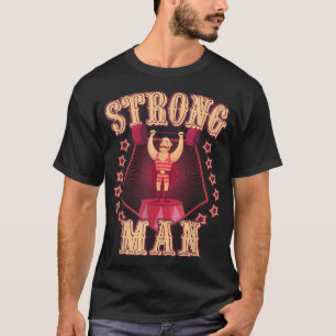 Stark Man Vintage Retro Circus Carnival Birthday T Shirt