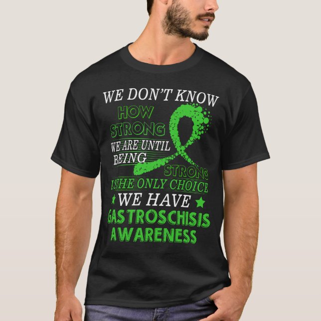 Stark medvetenhet för Gastroschisis T Shirt (Framsida)