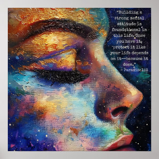 Stark mental attityd (dörr 1035) poster