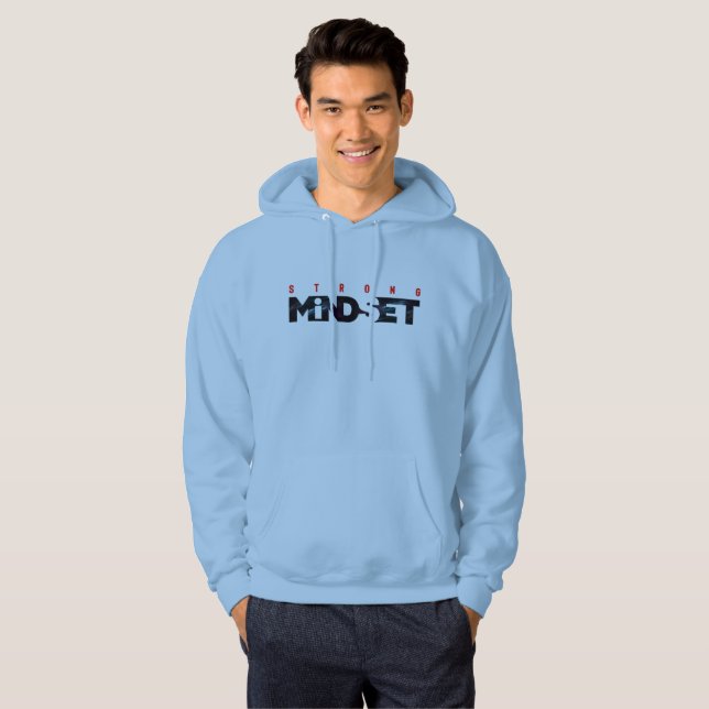 Stark Mentalitet | Herrarnas Hoodie (Hel framsida)