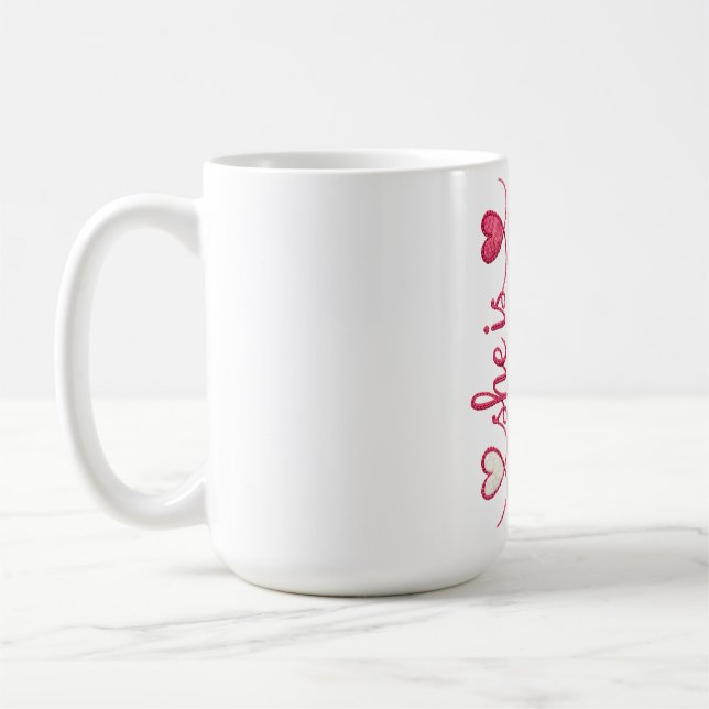 Stark moderscitat kaffemugg (Vänster)