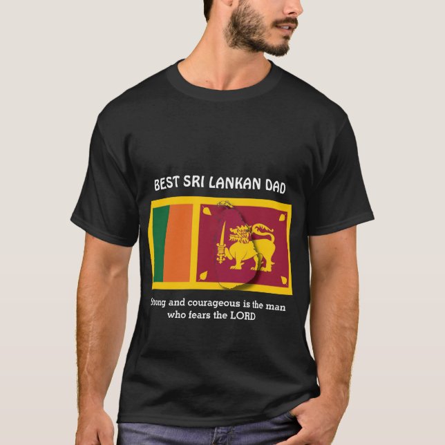 Stark modig | PERSONLIG | SRI LANKAN PAPPA T Shirt (Framsida)