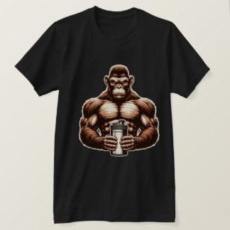 Stark muskulär apa t shirt
