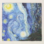 Stark Natt van Gogh-antagonism Chiffon Scarf Sjal<br><div class="desc">Den fantastiska Fransken     Impressionismvintage bra     ritning av Stjärnnatten,  av Vincent Van Gogh,            är på Chiffon Scarf.  Bilden är offentlig domän på grund av att upphovsrätten har upphört att gälla.</div>