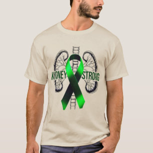 Stark njure – T-shirt för medvetenhet om njursjukd