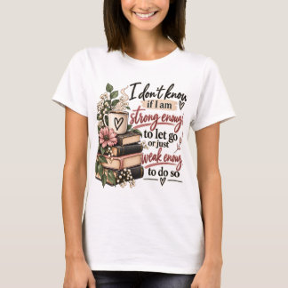 Stark Nog Att Lämna Los Mysig Bokstapel T Shirt