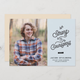 Stark och modig kungörelse från Studenten Inbjudningar