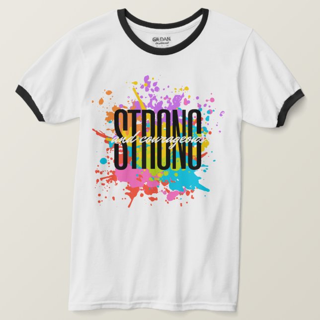 Stark och modig T-Shirt (Design framsida)