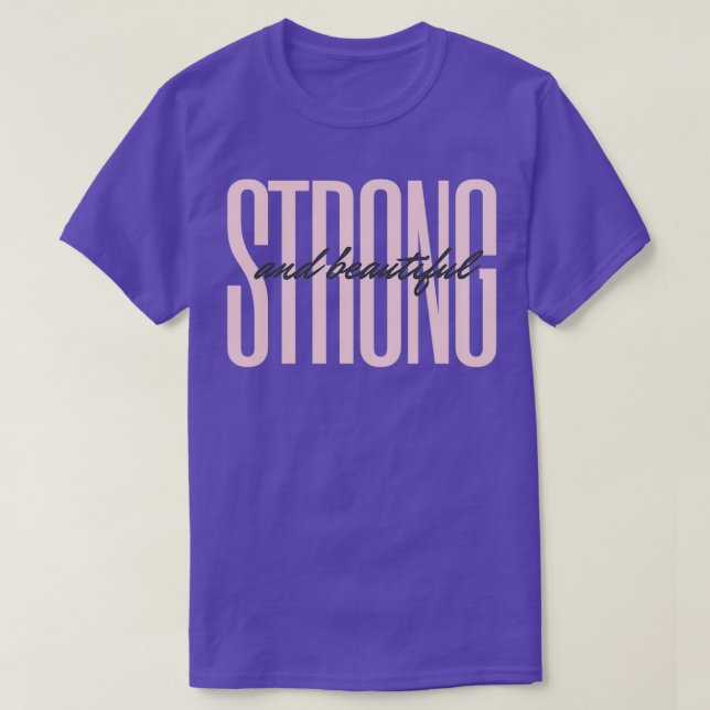 Stark och vacker design t shirt (Design framsida)