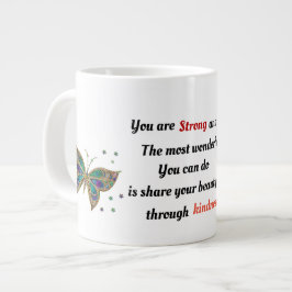 Stark och vacker jumbo mugg