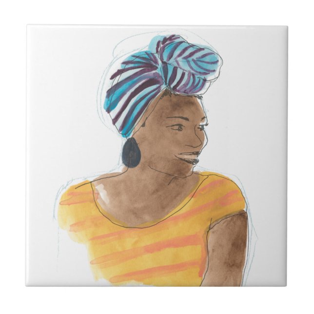 Stark och vacker kakelplatta (Framsidan)