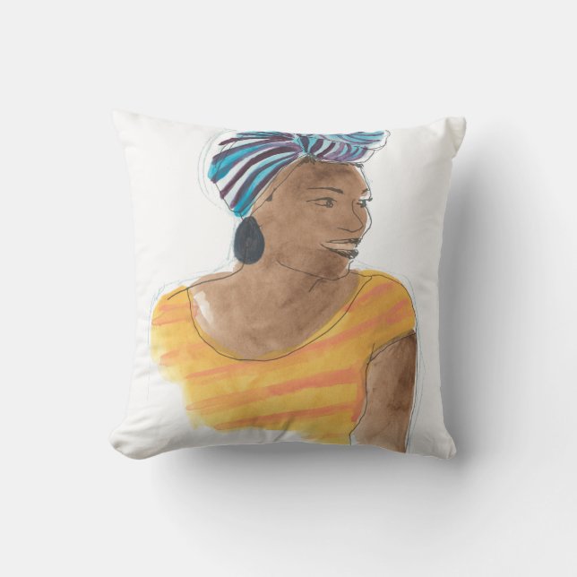 Stark och vacker kudde (Framsida)