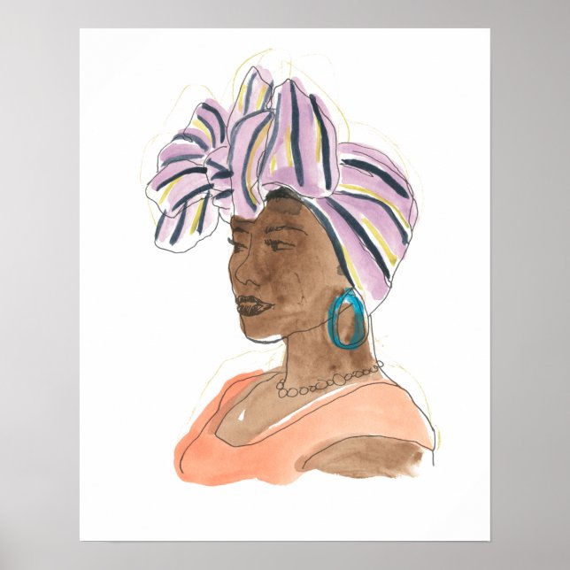 Stark och vacker kvinna poster (Framsidan)