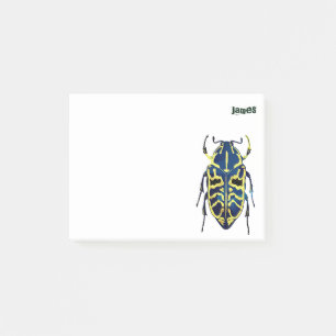 Stark och vacker Mörk grönt Kryp Post-it Block