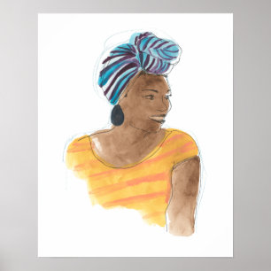 Stark och vacker poster