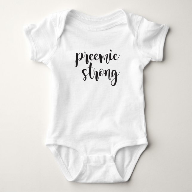 stark onsie för preemie tee (Framsida)
