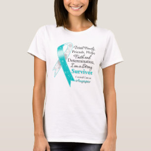 Stark överlevande för Cervical cancerservice T Shirt