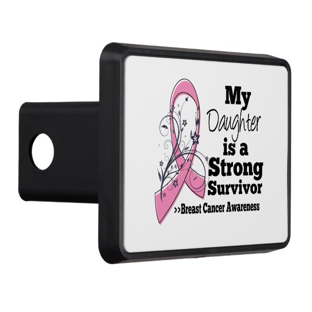 Stark överlevandebröstcancer för dotter skydd för dragkrok (Höger)